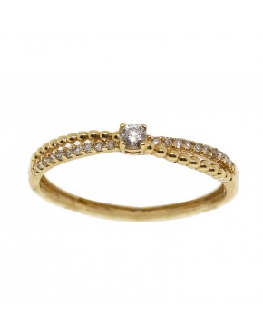 Anel Solitário de Brilhantes - 0027798 Anel Solitário de Brilhantes - 0027798