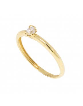 Anel solitário de Brilhante - 0030232 Anel solitário de Brilhante - 0030232