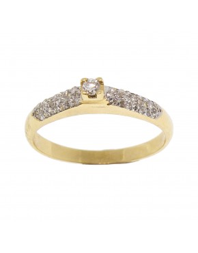 Anel solitário de Brilhantes - 3003912 Anel solitário de Brilhantes - 3003912