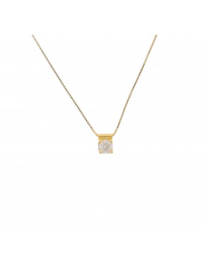 Gargantilha Ponto de luz com brilhante - 0024321  Gargantilha Ponto de luz com brilhante - 0024321